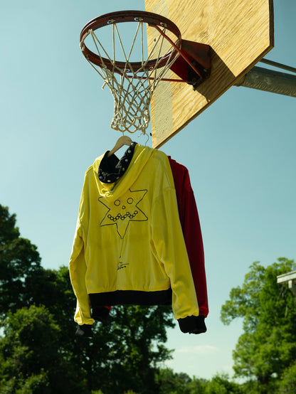 Velour Zip-up Hoodie